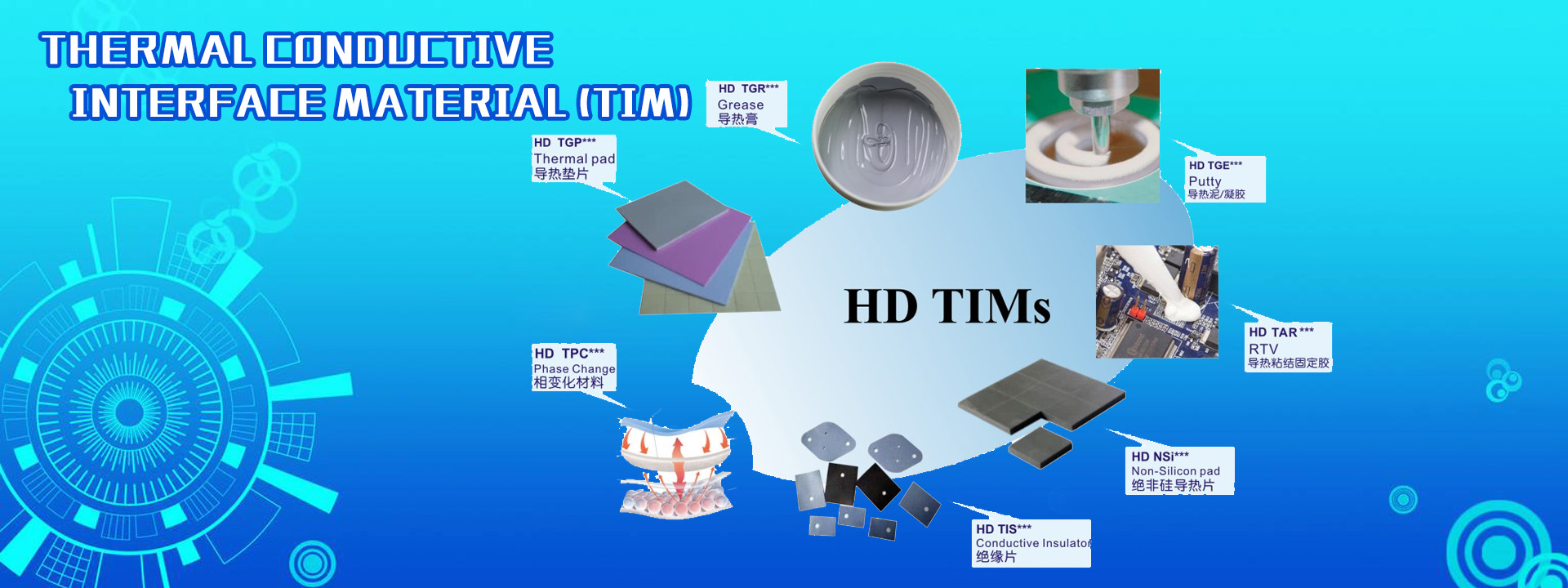 Thermal Conductive Interface Material (TIM)